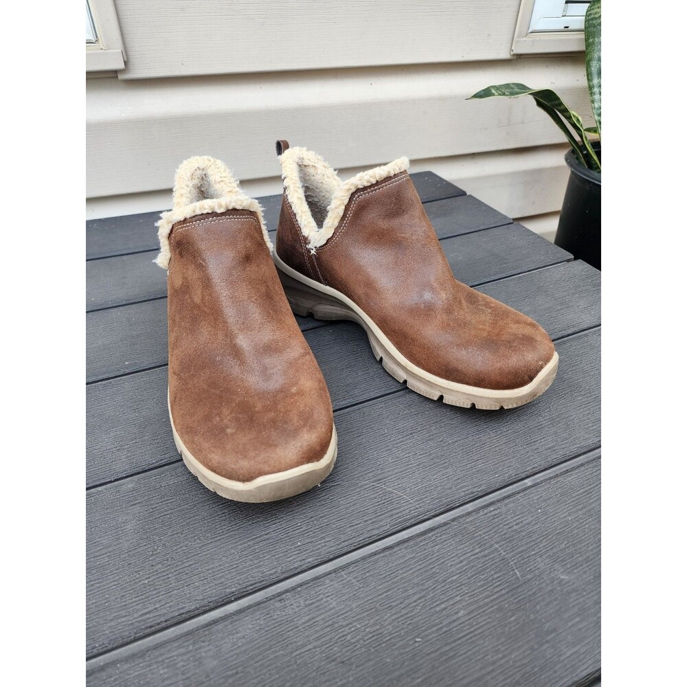 Sketchers Air Cooled Relaxed Fit Memory Foam Chocolate Shoes Women's Sz 9 US